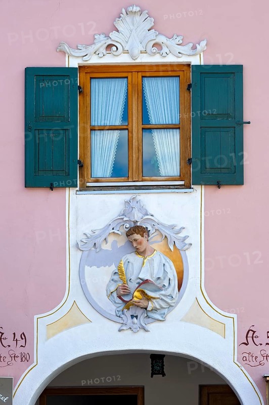 Window with stucco and Luftlmalerei
