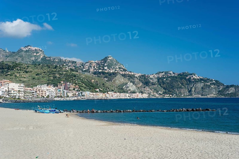 Sandy beach in a bay