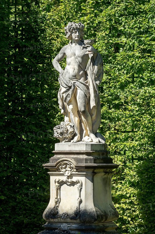 Decorative male statue
