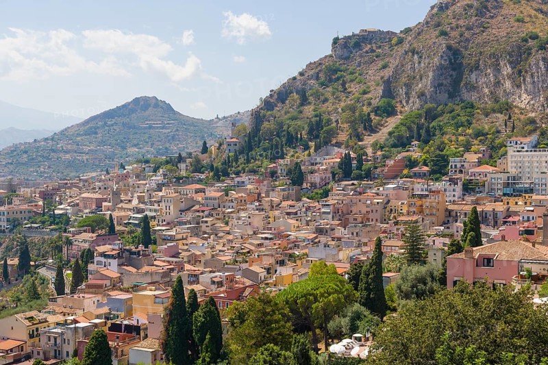 Townscape from Teatro Antico di Taormina