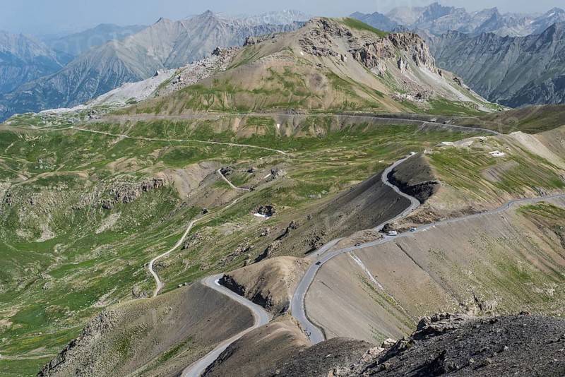 Mountain pass of Col de la Bonette