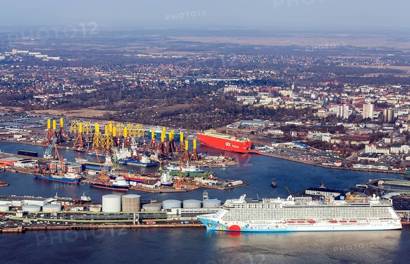 Bremen City Seaport area