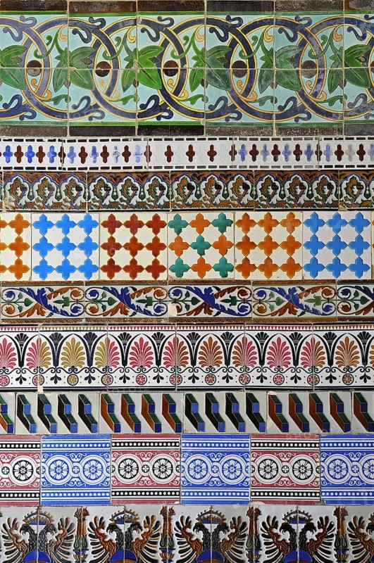 Old Spanish tiles