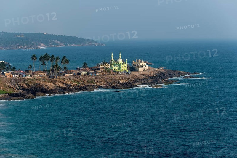 Mohijedin Sher Darga Sherif mosque on a peninsula