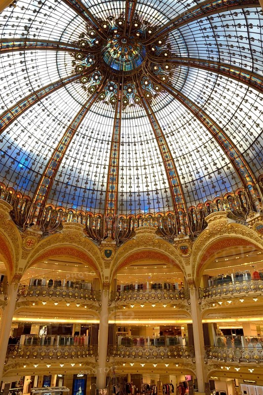 The dome of the Galeries Lafayette