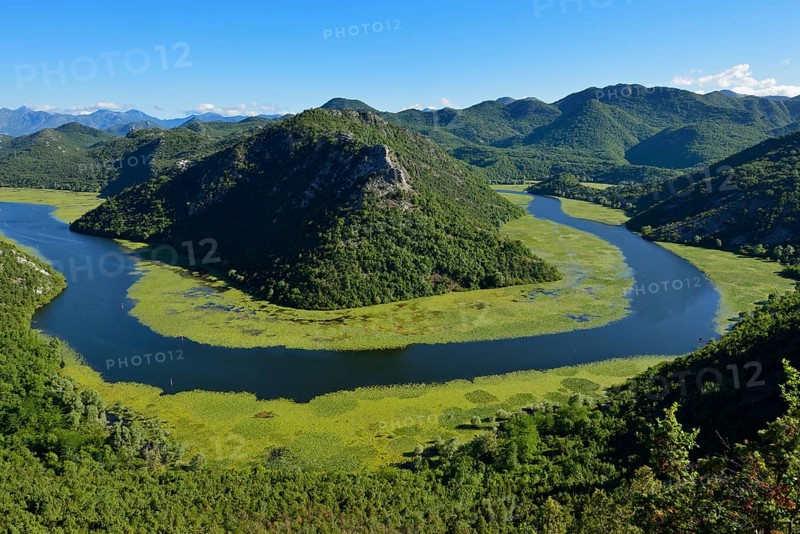 Big bend of river Rijeka Crnojevica