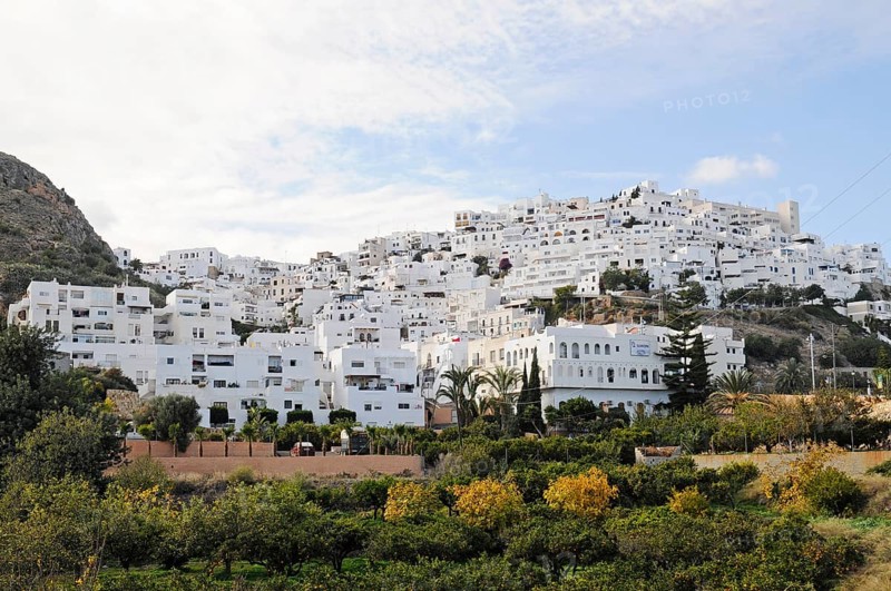 View of the town of Mojacar
