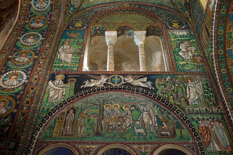 Mosaics in the Basilica of San Vitale