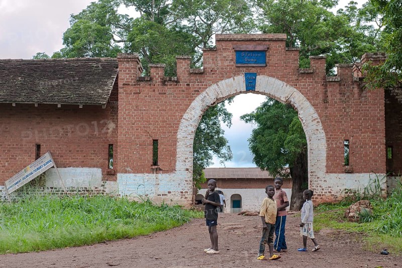 Archway of the Station Dume from the German colonial period