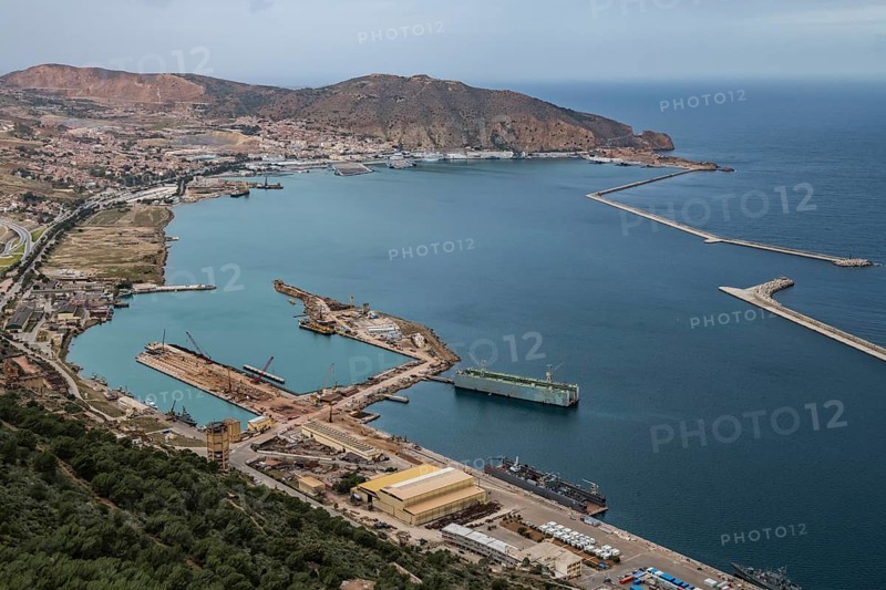 Overlook over harbour