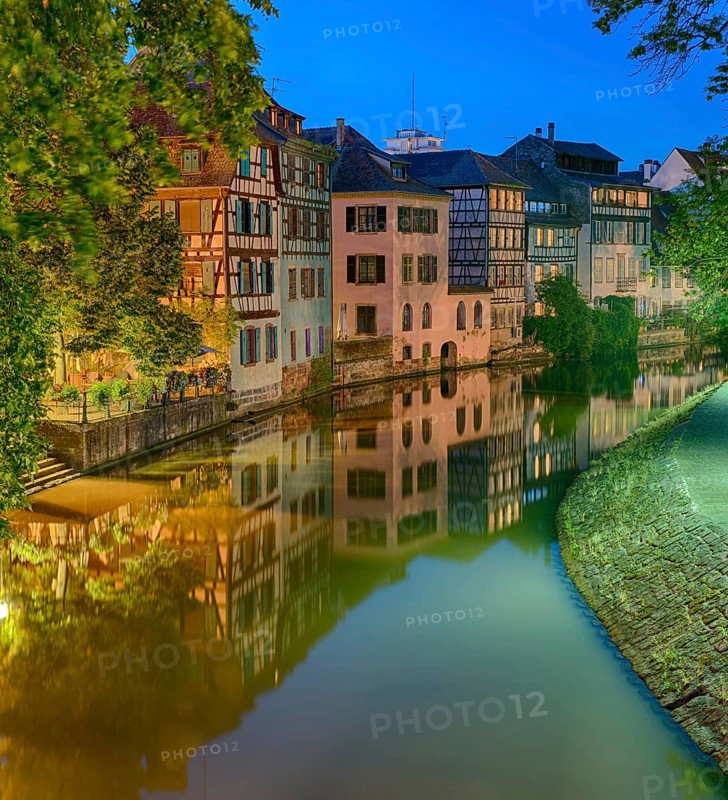 Historic houses on the canal