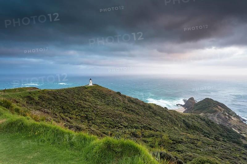 Lighthouse at Cape Reinga at dawn