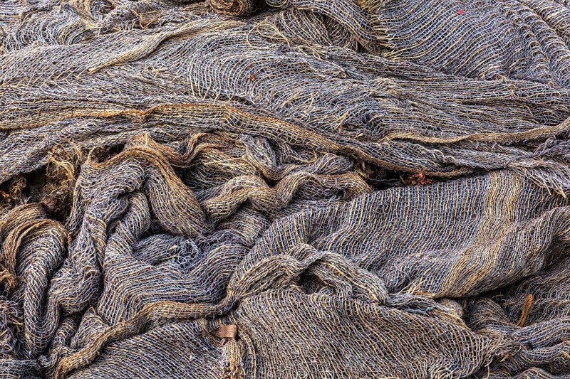 Old jute bags