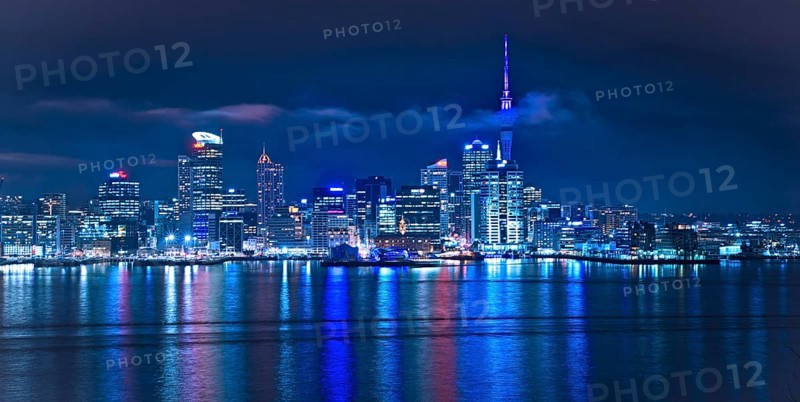 Auckland Central Business District or Auckland CBD from Stanley Bay