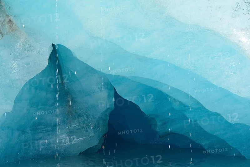 Melting water of the Valdez Glacier