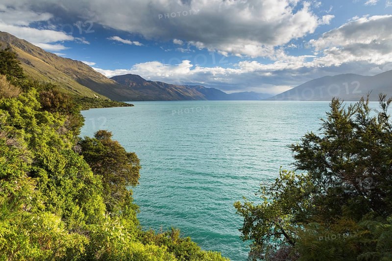 Cloudy sky over Lake Wanaka