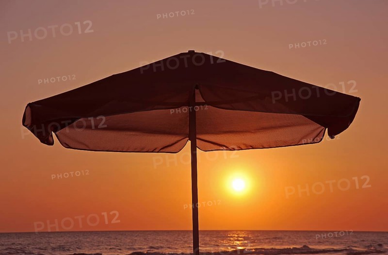 Parasol at sunrise