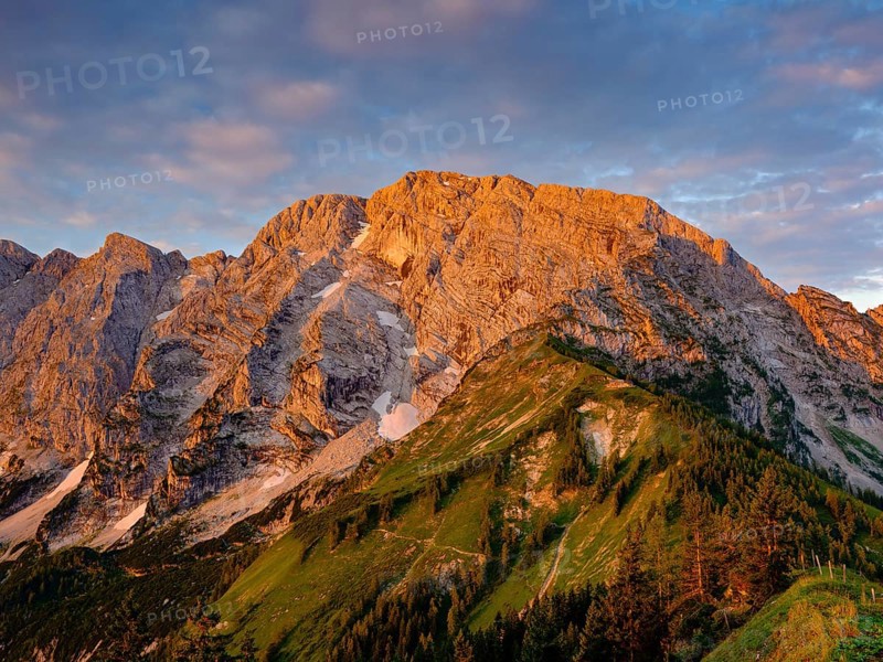 View at sunrise
