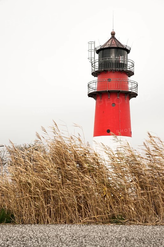 Lighthouse in the North Sea resort of Buesum