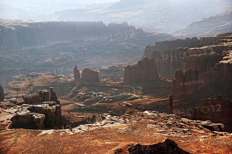 Rugged canyons of White Rim and The Maze
