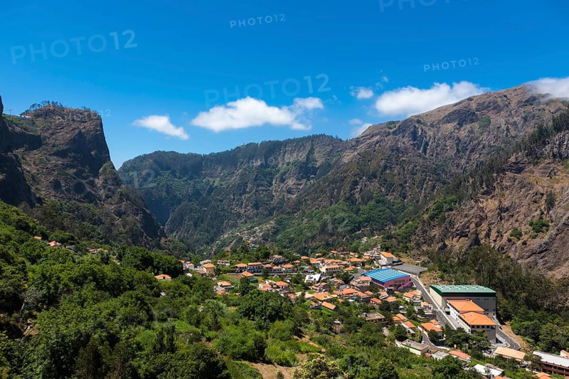 Village of Curral das Freiras in the mountains of Pico dos Barcelos