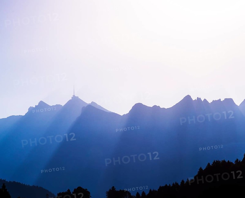 Saentis mountain range