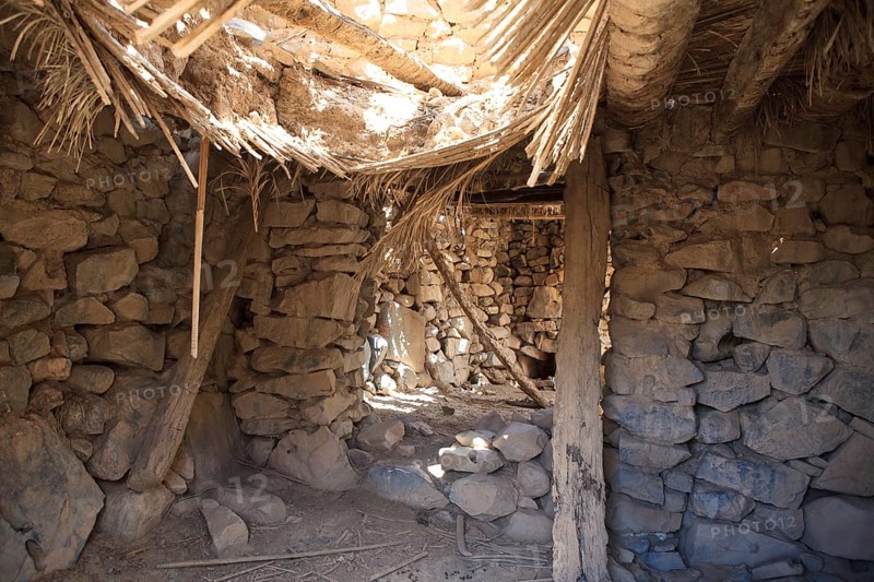 Historic ruins of the village of Al Hajir