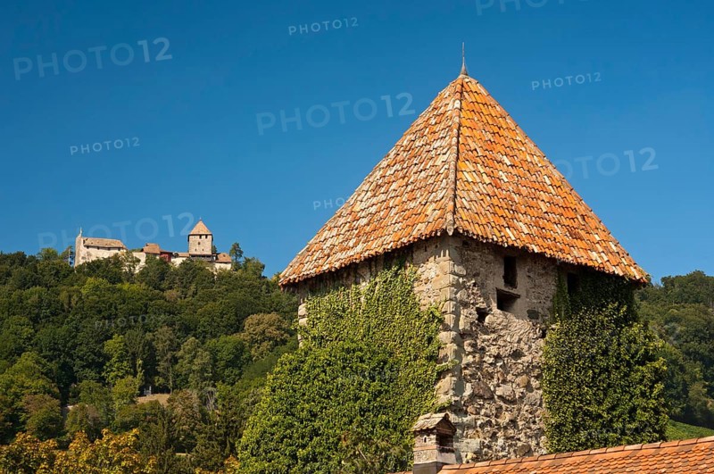 The medieval Burg Hohenklingen Castle