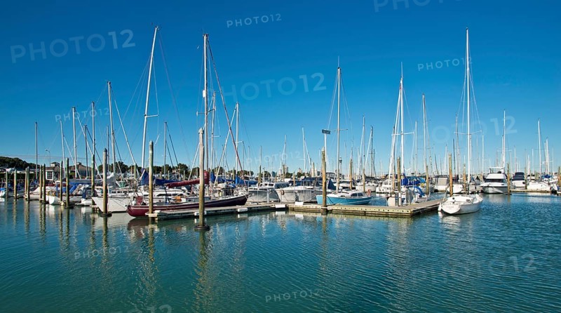 Boats in the harbour of Bayswater