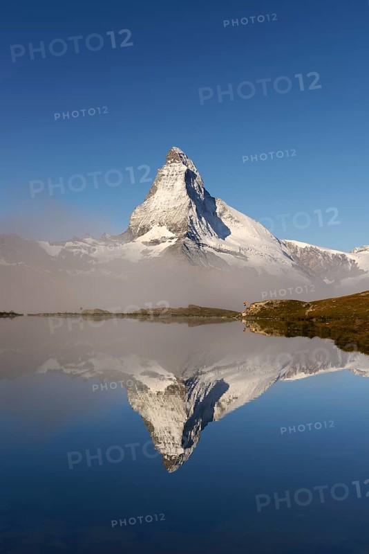 Matterhorn reflected in Lake Stellisee