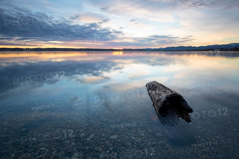Early morning on Lake Starnberg near Seeshaupt