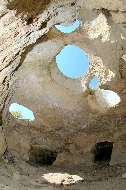 Windows of a cave