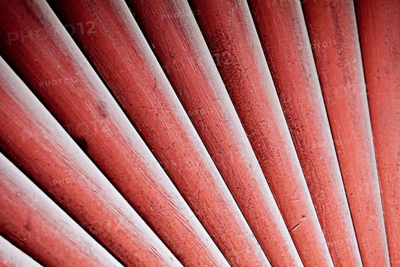 Wooden slats on a gate