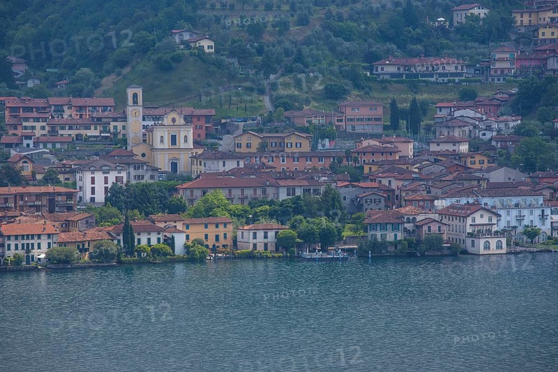 Sulzano on Lake Iseo and Lake Iseo