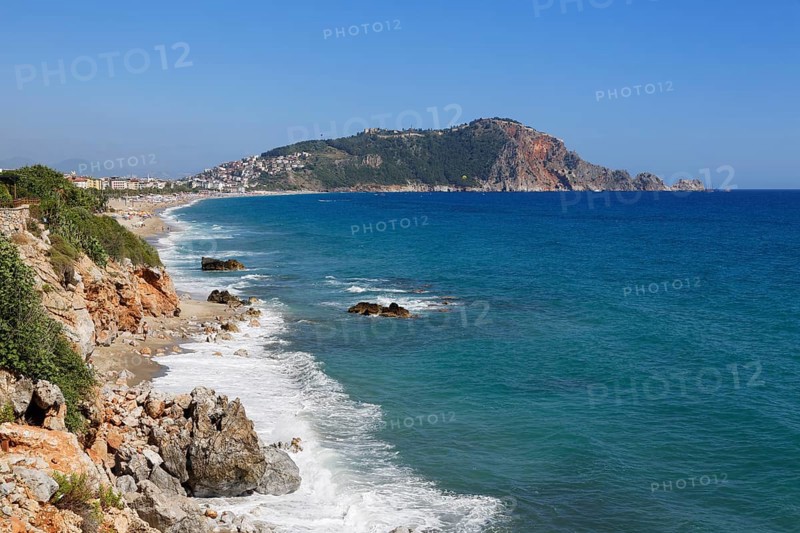 Alanya with Cleopatra Beach and Castle Hill