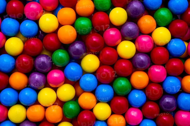 Multi Colored Bubble Gum