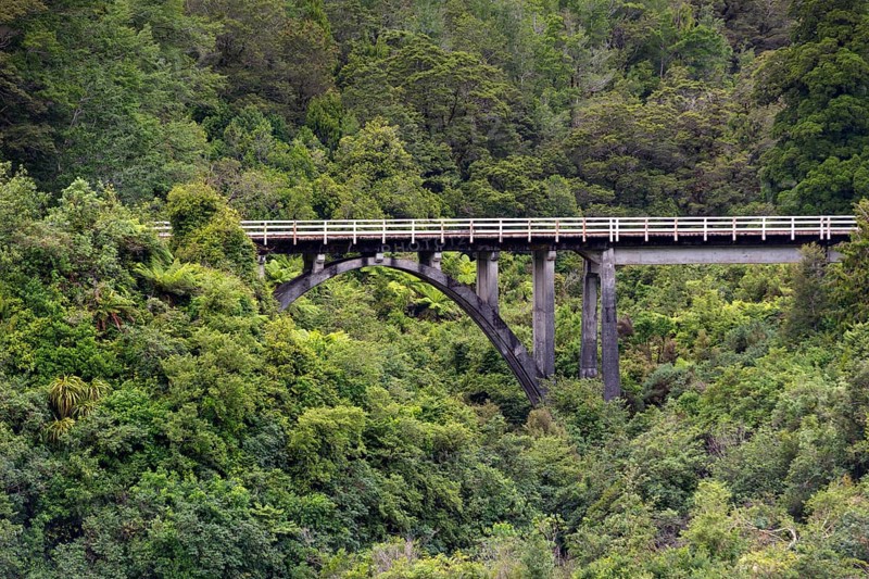 Railway bridge in the jungle