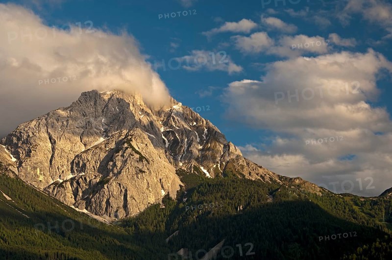 Summit of Gruenstein Mountain in the evening light