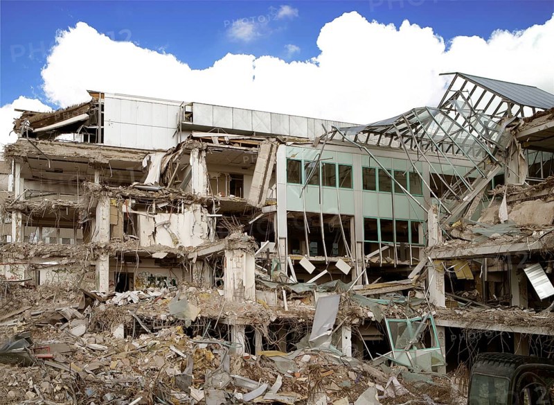 Demolition of a store building