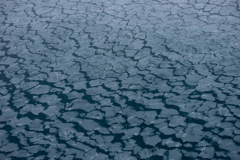 Floes created by slush