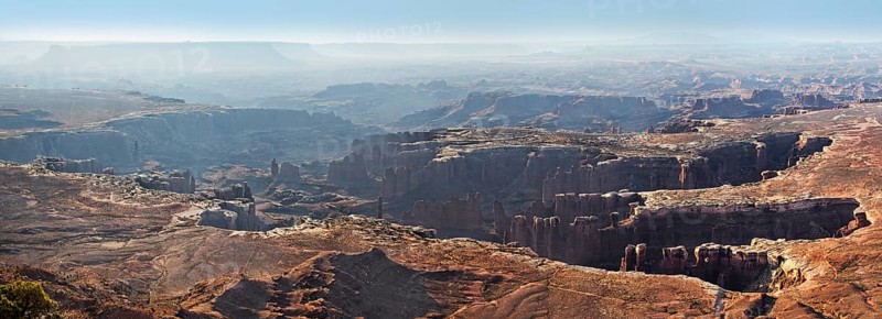Rugged canyons of White Rim and The Maze
