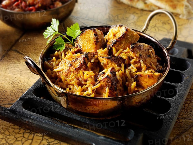 Indian Tikka Byriani chicken curry