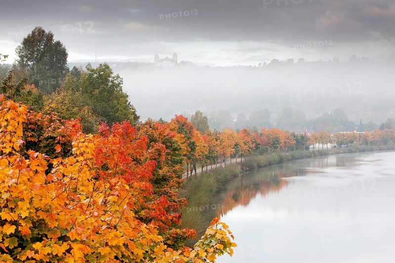 Ludwig-Danube-Main Canal in autumn