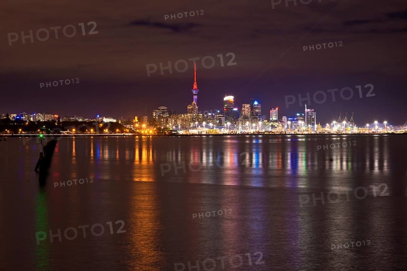 Auckland Central Business District or Auckland CBD from Okahu Bay