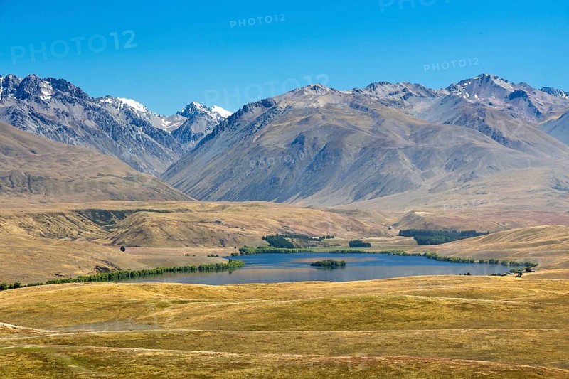 Lake Alexandrina with the Ben Ohau Range and Range Gamack