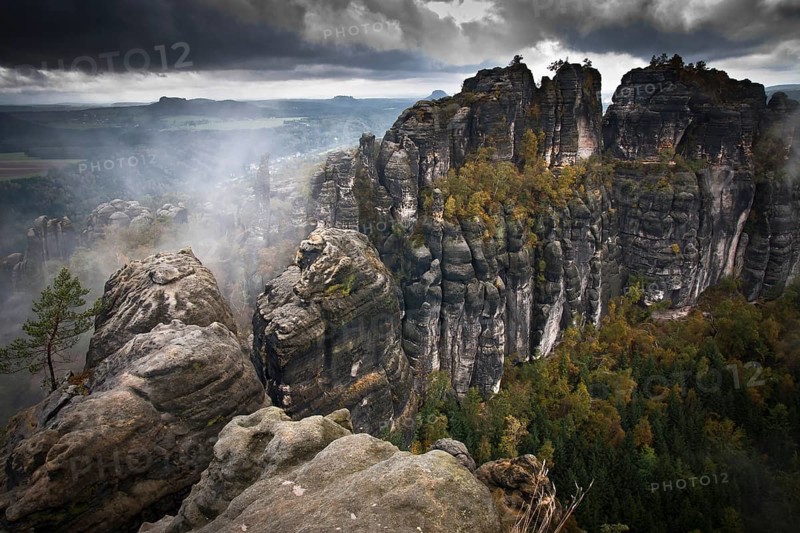 View from Schrammstein lookout point