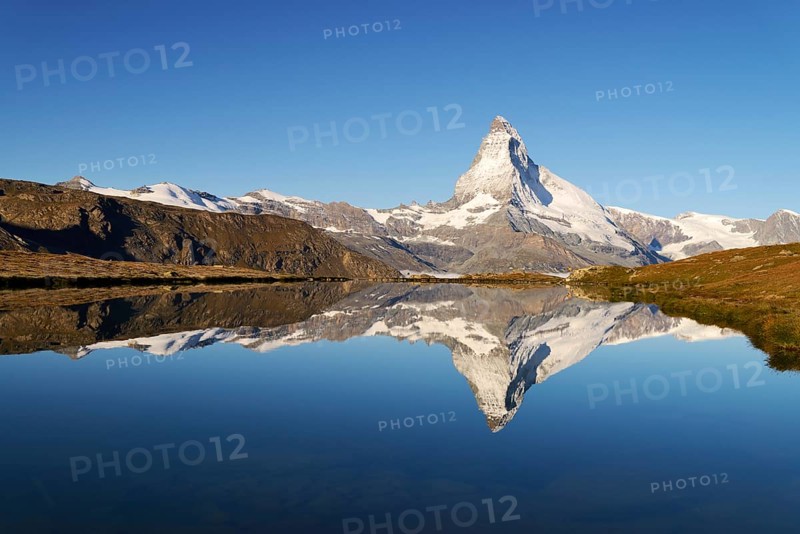 Matterhorn reflected in Lake Stellisee