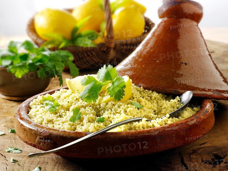 Couscous with lemon and coriander