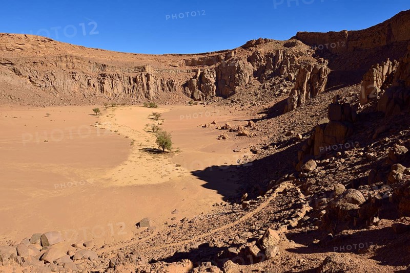 Volcanic landscape of upper Ouksem crater
