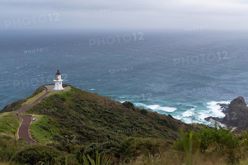 Lighthouse on the north-westernmost point of New Zealand